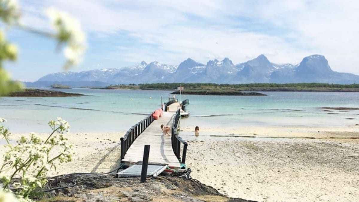 Tenna i Herøy stemt frem som Nordlands beste badeplass