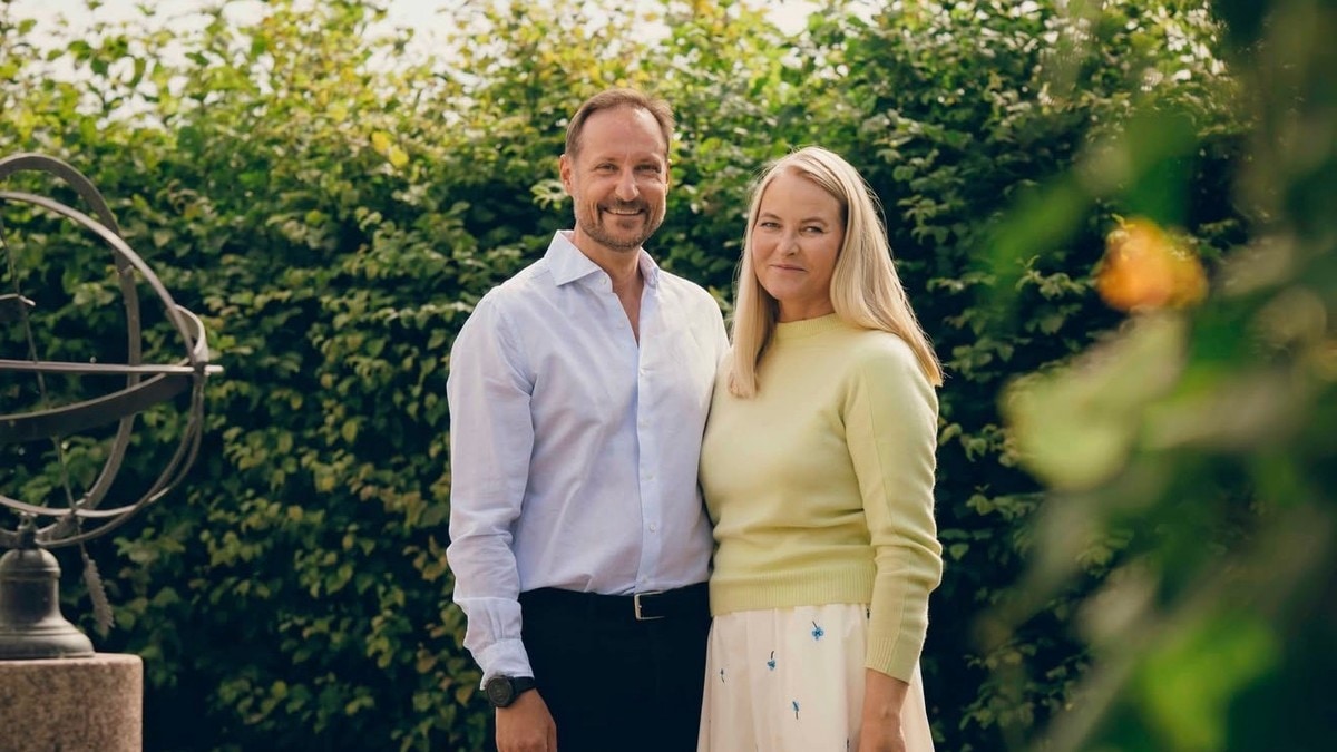 Nytt bilete av kronprinsparet i forbindelse med sølvbryllaup