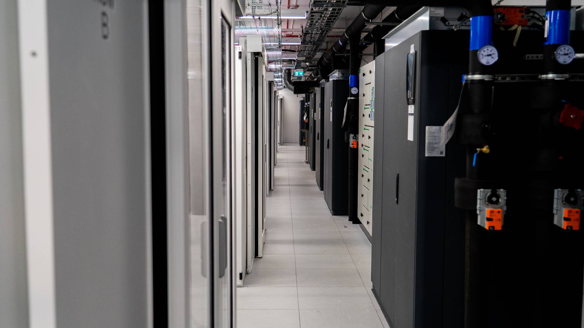 Et datasenter som drifter Telenors nett.