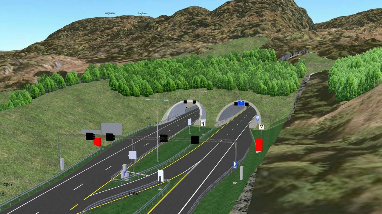 Illustrasjon tunnelportal Verpen Oslofjordforbindelsen.