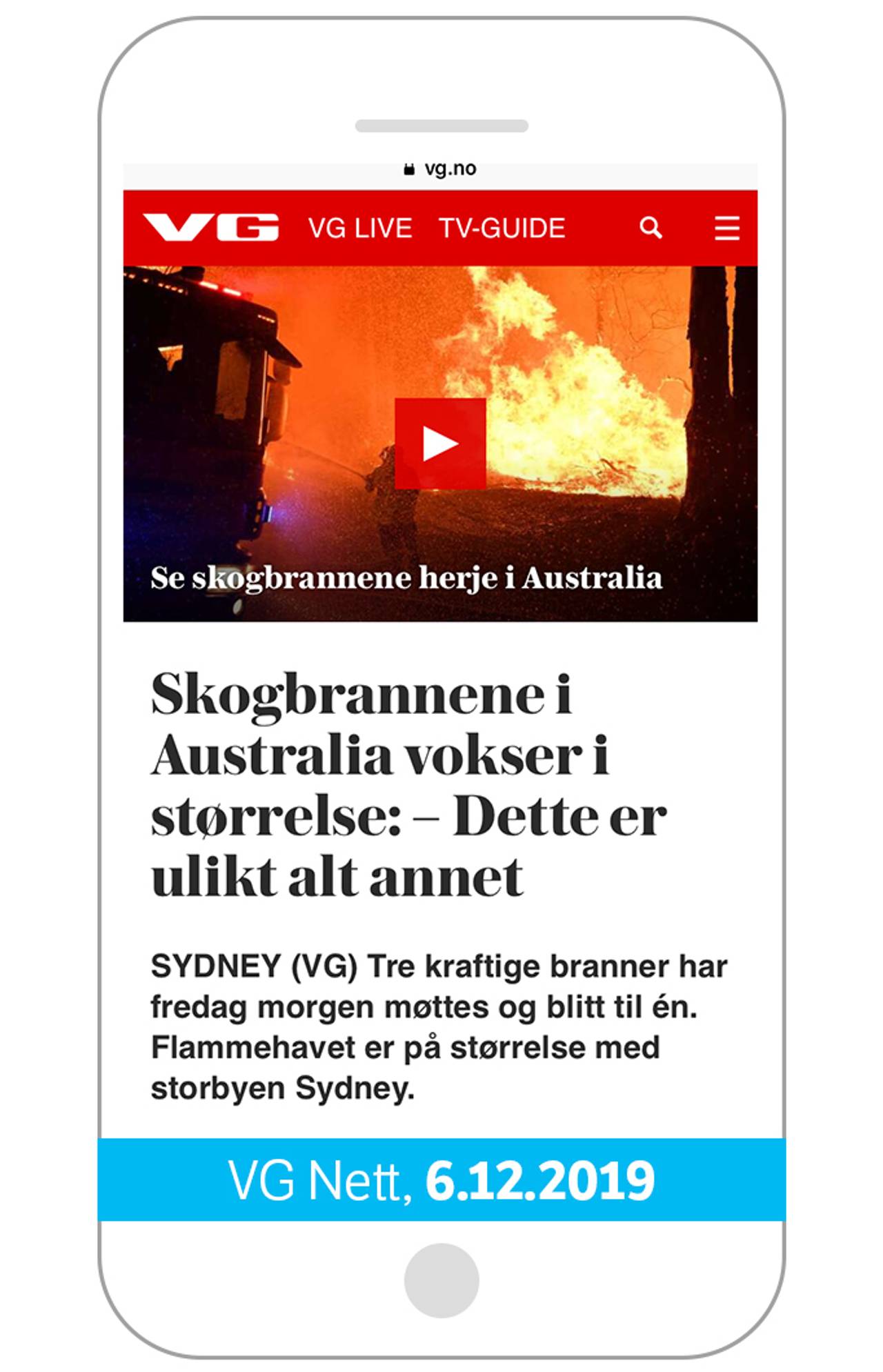 Skogbrannene i Australia vokser i størrelse