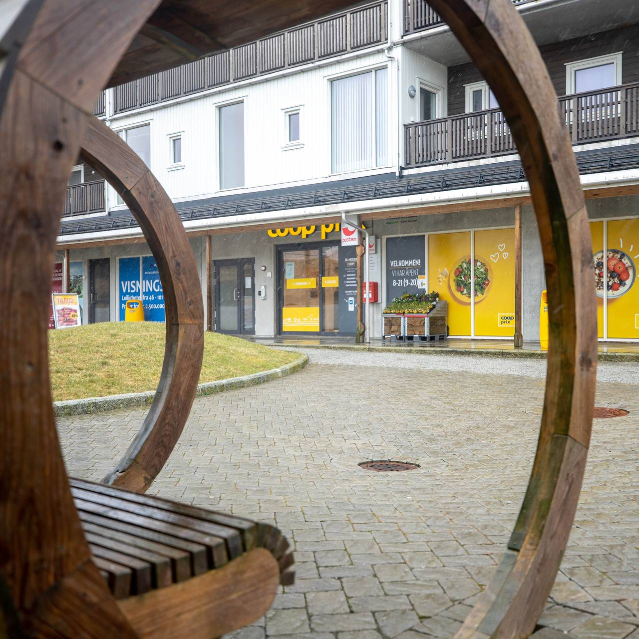 Den eneste butikken på Kvitsøy er Coop Prix.