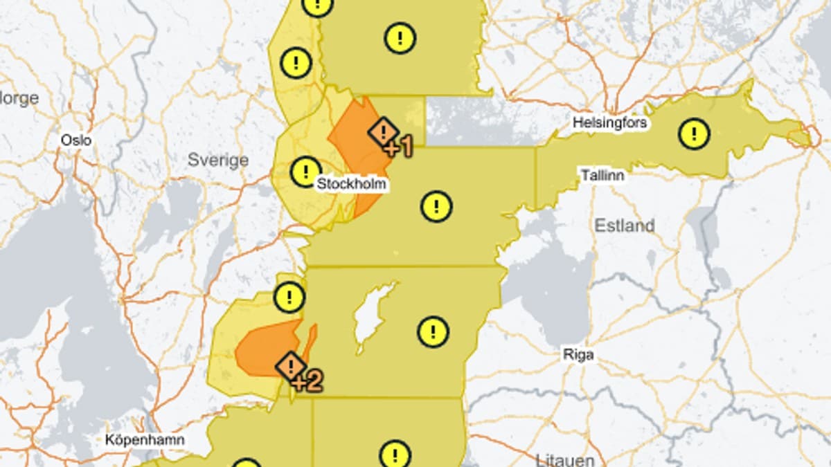 Snøkaos i Sverige – «ekstrem» situasjon