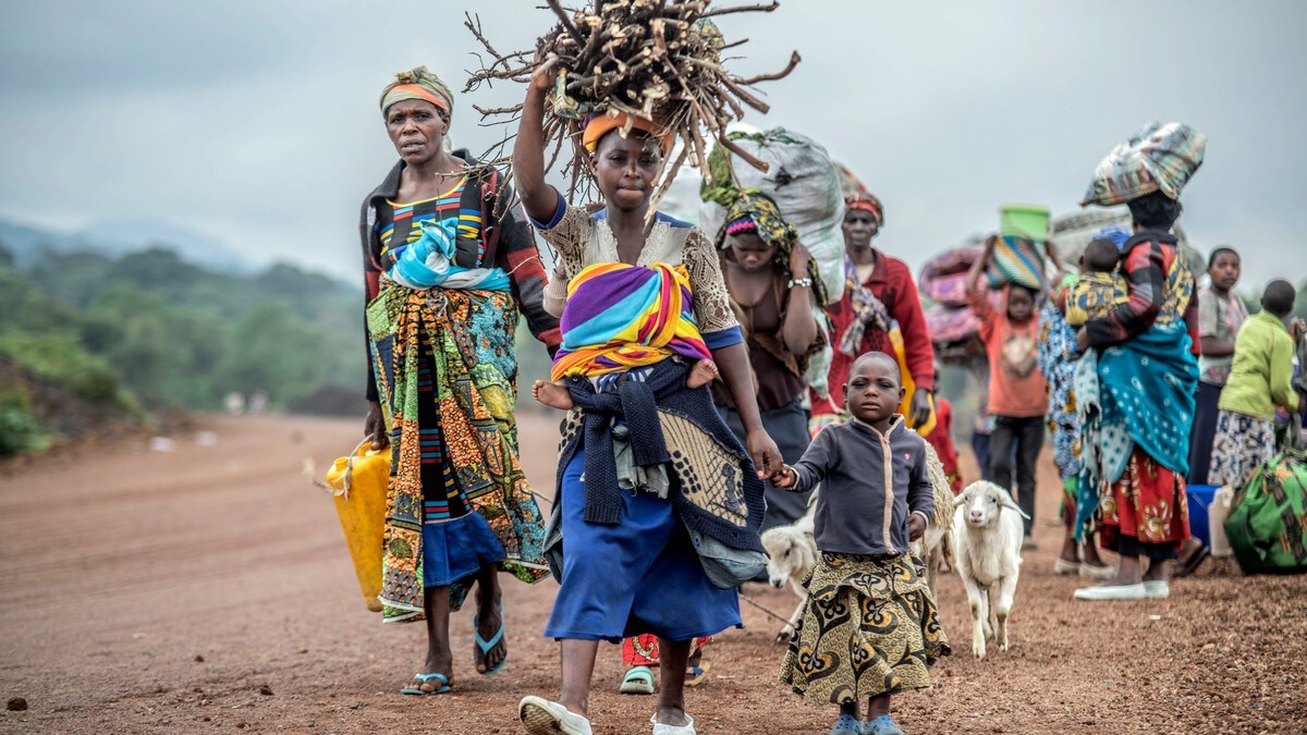 IOM: En million mennesker internt fordrevne i Kongo i år