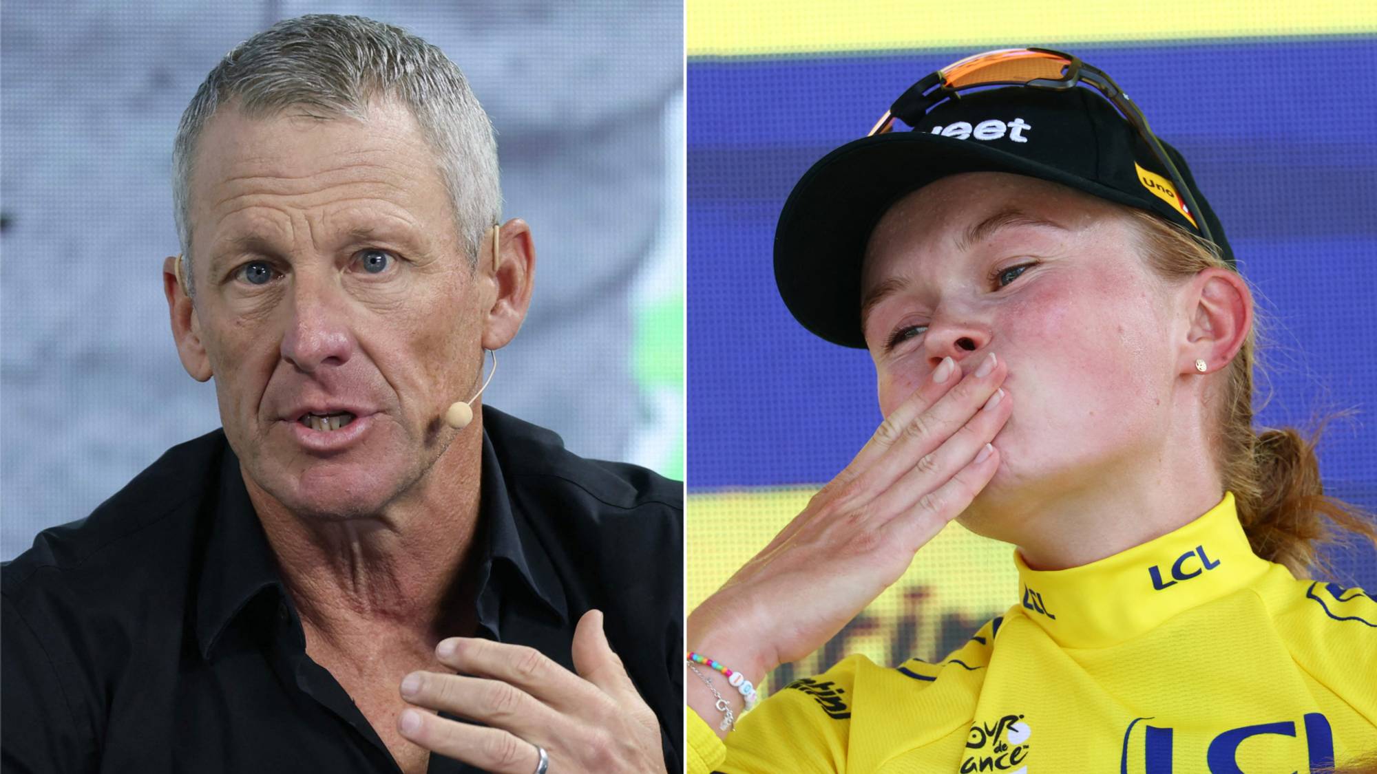 Lance Armstrong og Sigrid Ytterhus Haugset