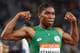 AFP South Africa's Caster Semenya celebrates winning the athletics women's 1500m final during the 2018 Gold Coast Commonwealth Games at the Carrara Stadium on the Gold Coast on April 10, 2018. / AFP PHOTO / SAEED KHAN