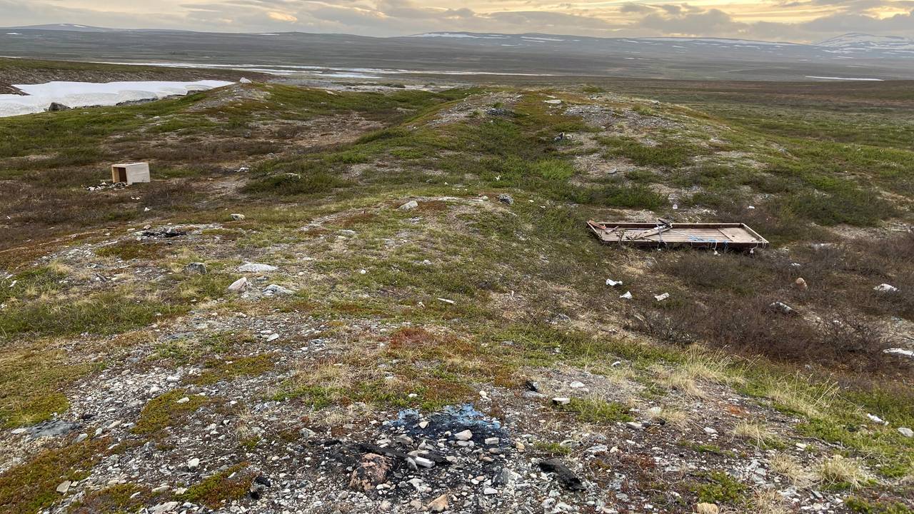 Forsøpling ved Goccesjávri i Nordreisa kommune