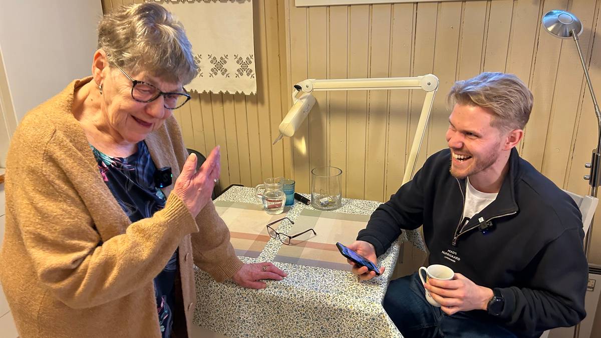 Bestemor Britt (80) har kapra hjartet til mange på TikTok og Instagram