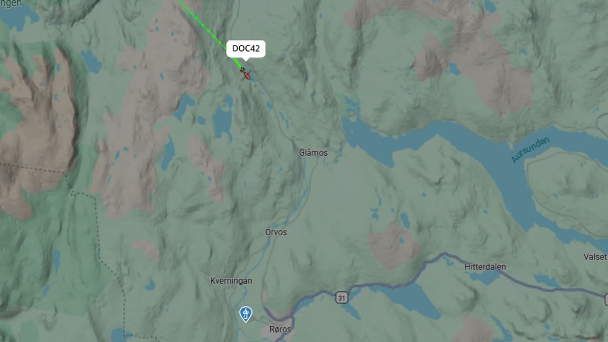 Mann angrepet av okse på Røros