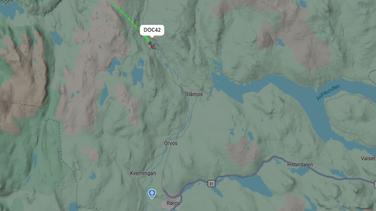 Mann angrepet av okse på Røros