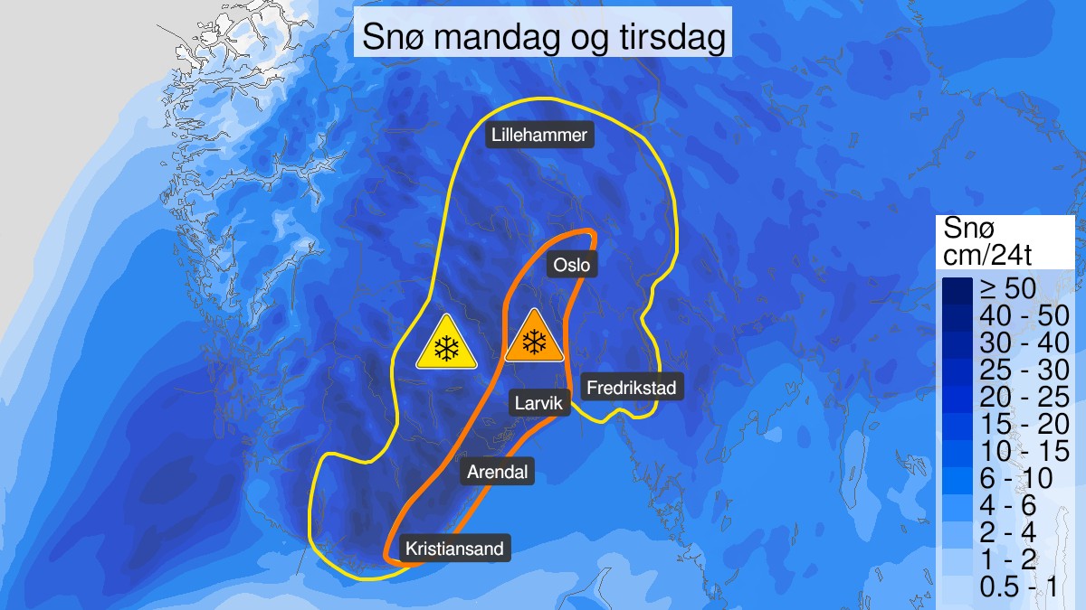 Stenger alle videregående skoler i fylket på grunn av snøvær