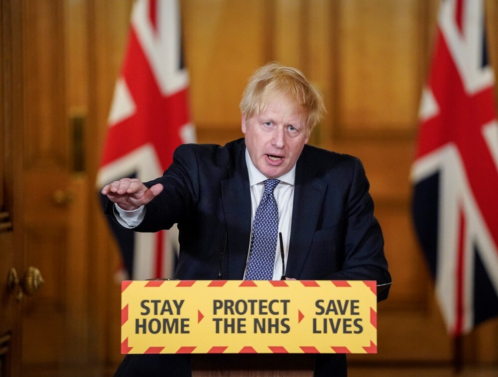 Boris Johnson: Storbriannia over smittetoppen