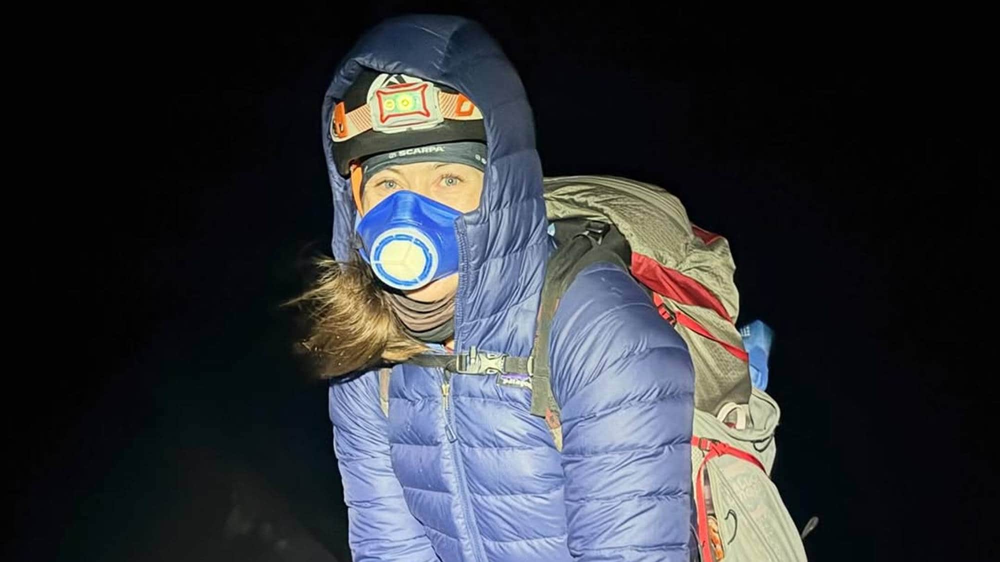 Kristin Harila på tur opp Mount Everest - forsøker å gå opp uten oksygen