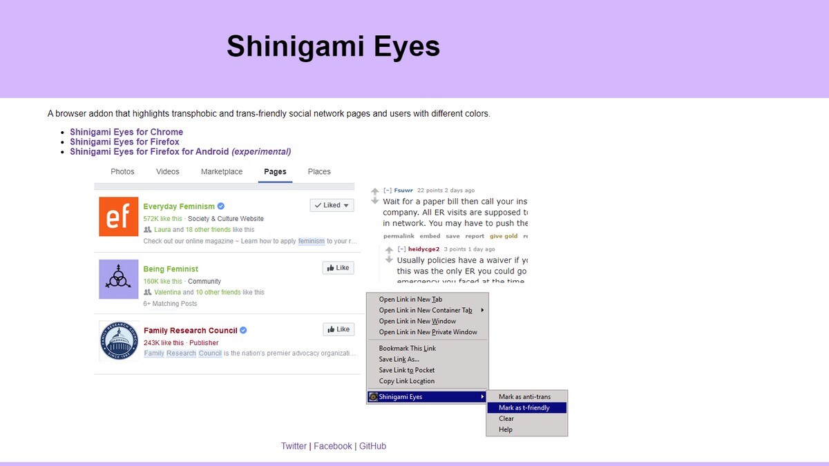 Shinigami Eyes vert forbode i Noreg: – Den autoritære delen av transrørsla må gå i seg sjølv