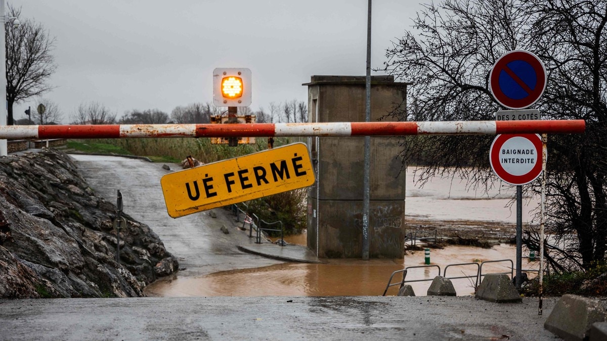 Store oversvømmelser i Frankrike og Spania
