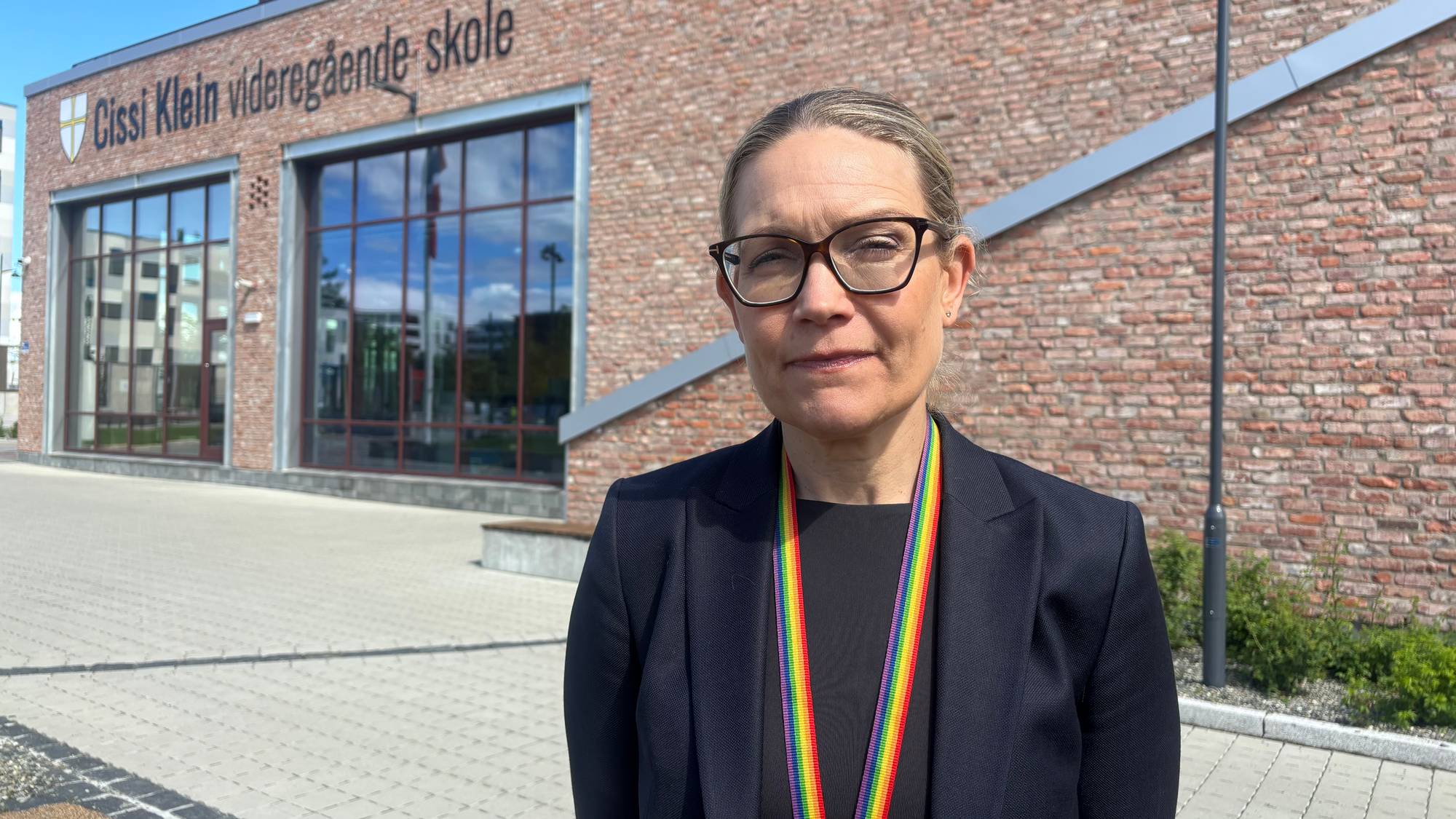 Cissi Klein, rektor Elisabeth Tandstad 