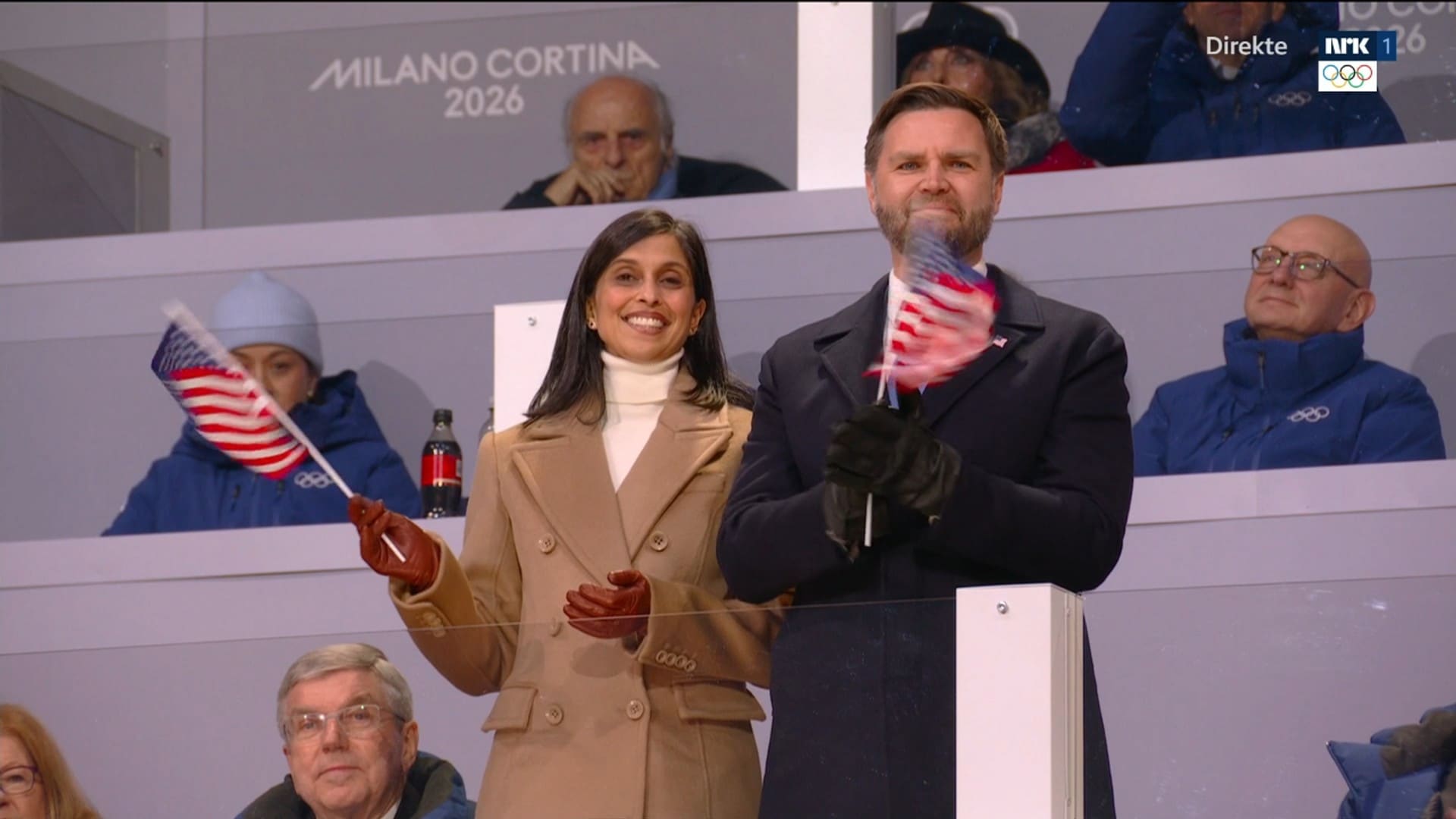 J.D. Vance buet på under åpningsseremonien til OL