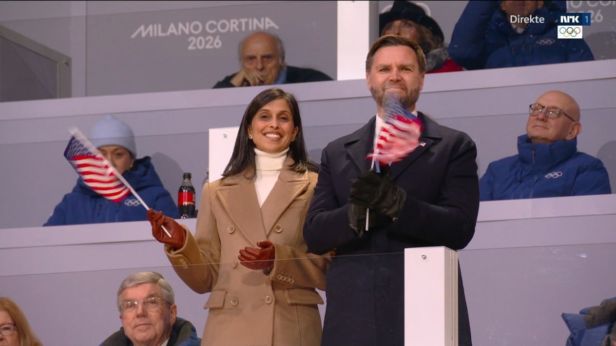 J.D. Vance buet på under åpningsseremonien til OL
