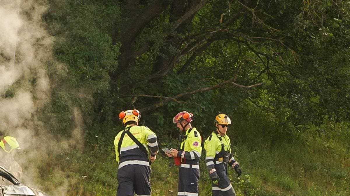 Fire til sykehus etter trafikkulykke i Lørenskog