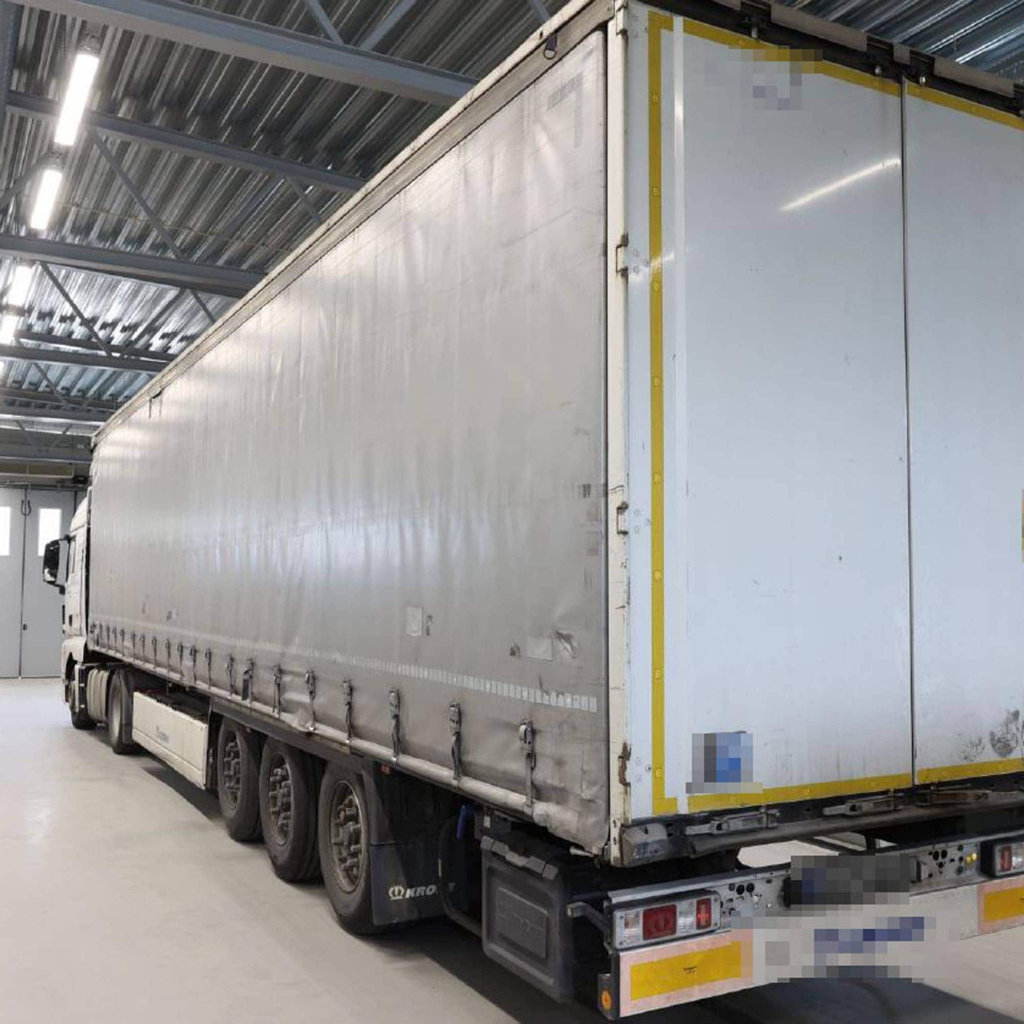 Semitrailer som smuglet inn narkotika