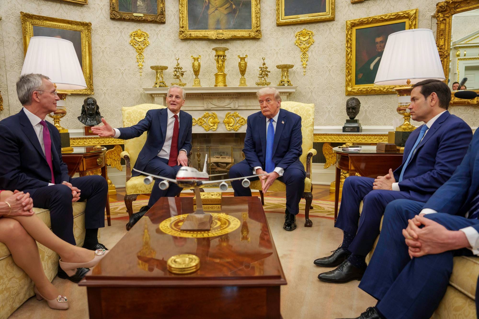 Norsk besøk i Det hvite hus.