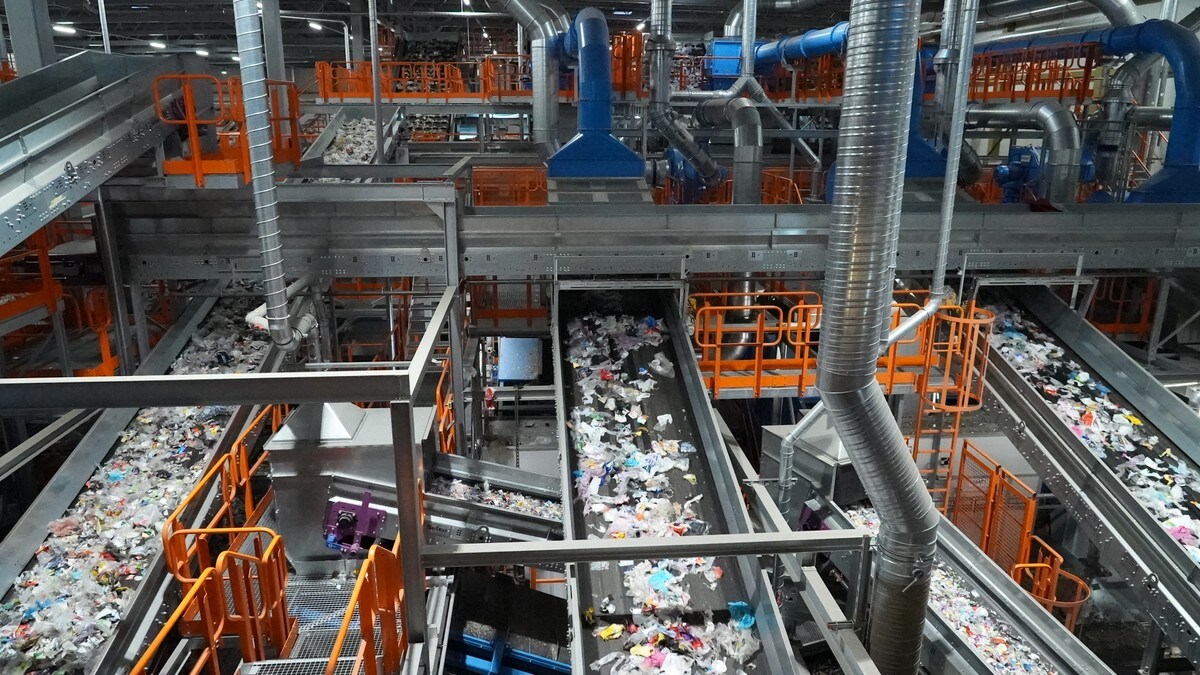 Norge får nytt anlegg for sortering av all husholdningsplast