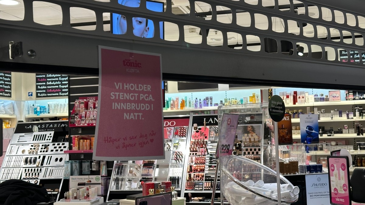 VG: Tyver kom seg inn gjennom senter-taket – fikk med seg millionverdier