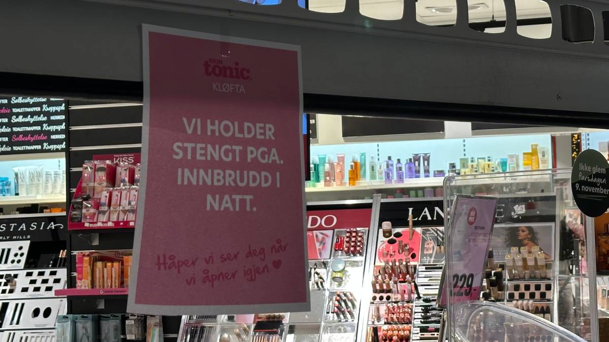 VG: Tyver kom seg inn gjennom senter-taket – fikk med seg millionverdier