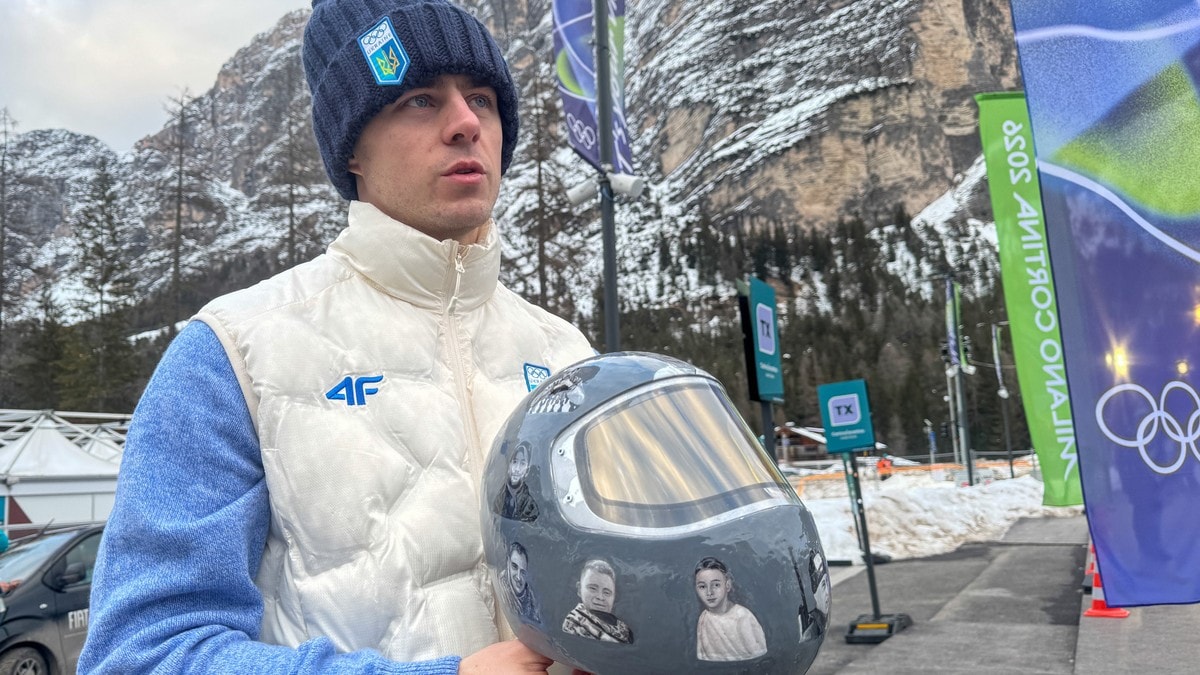 Nektes å hedre falne soldater – IOC forbyr den ukrainske flaggbærerens hjelm