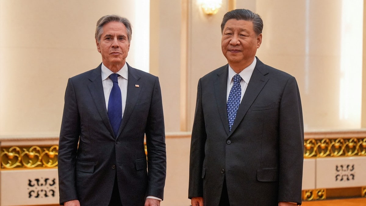 Blinken møtte Kinas president