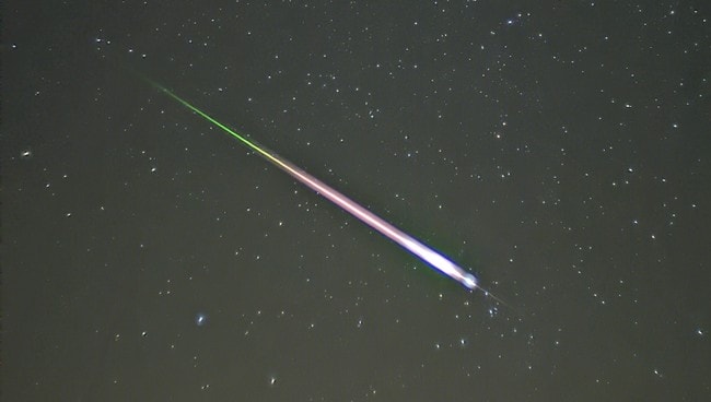 Ildkule fra meteorsverm (Leonidene) i 2009