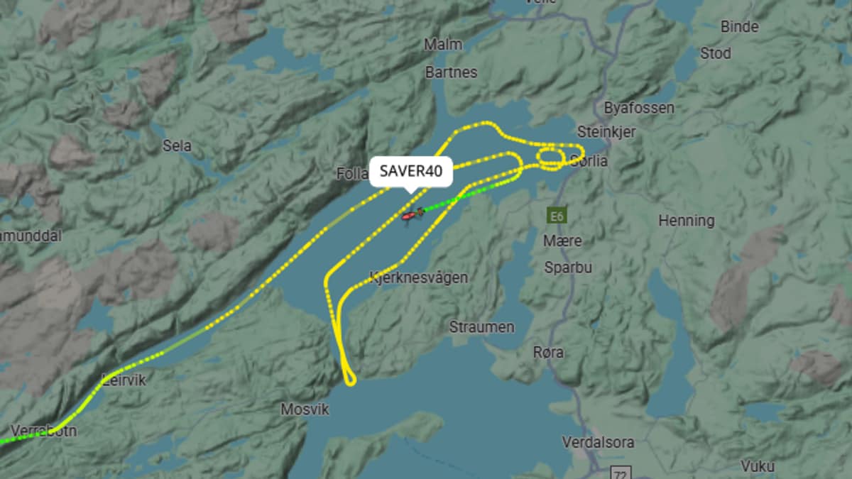 Nødsignal utenfor kysten av Trøndelag– HRS har avsluttet søket