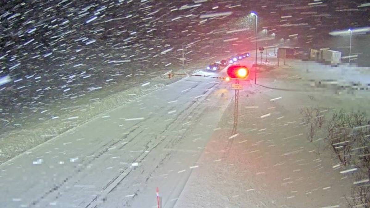 Kolonnekjøring over Saltfellet – NRK Nordland