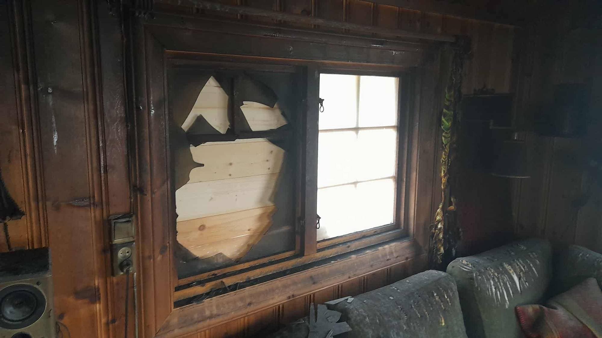 Inventar etter hyttebrann på Fagerli