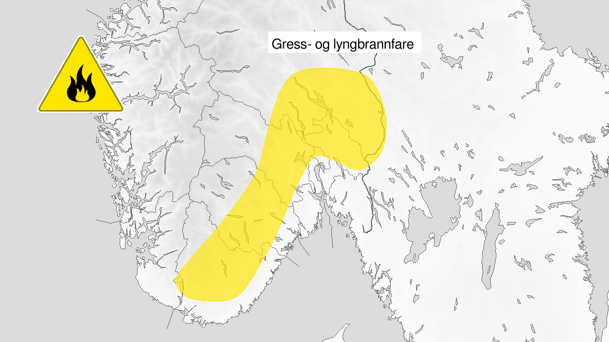 Venter skogbrannfare i Agder