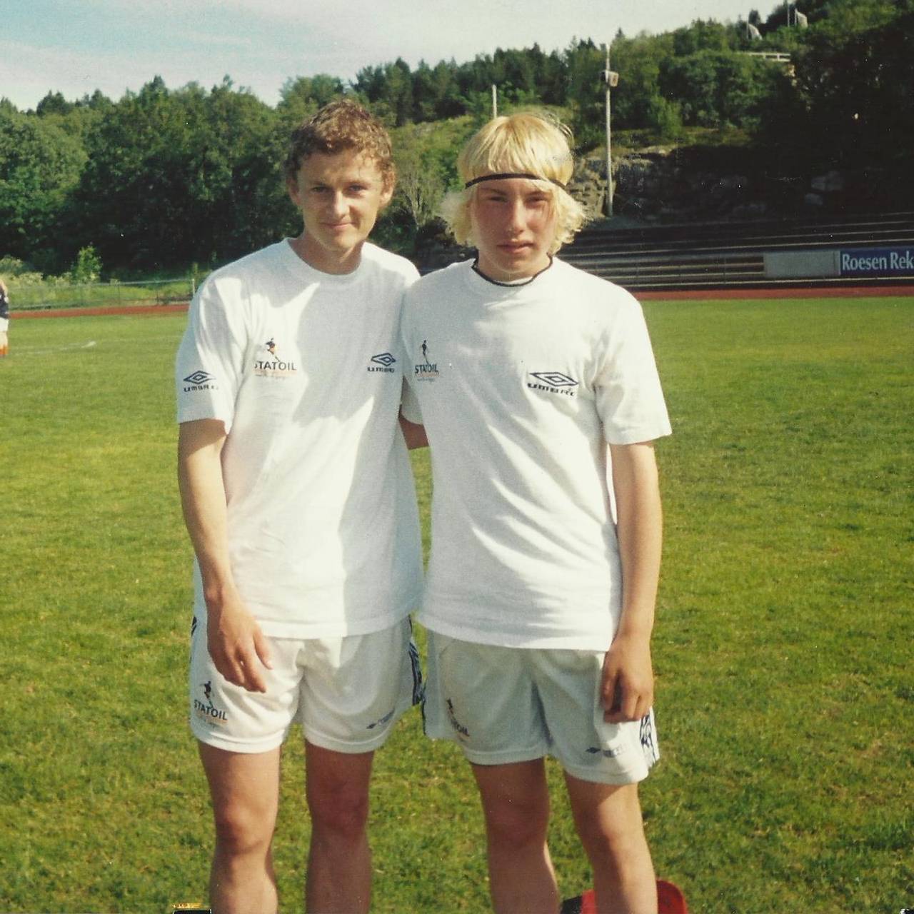 Ole Gunnar Solskjær og Bjørn Lidin Hansen