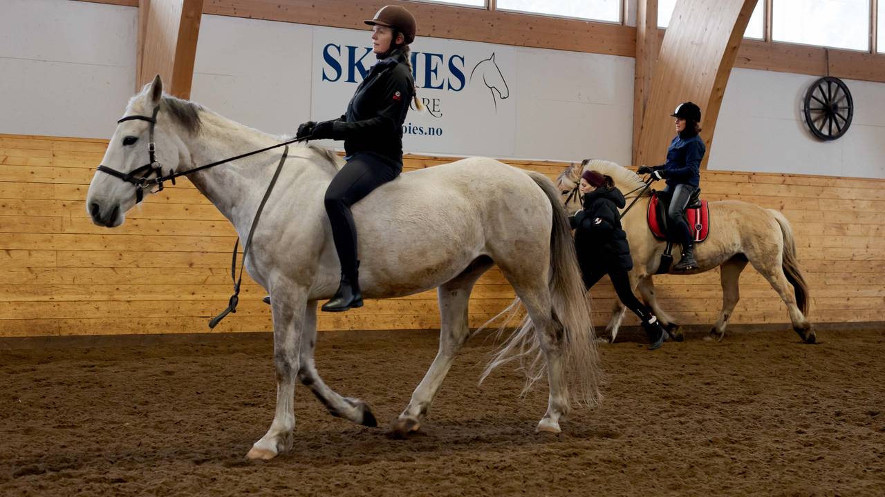 EKT Rideskole Camilla Utne Gunther til hest