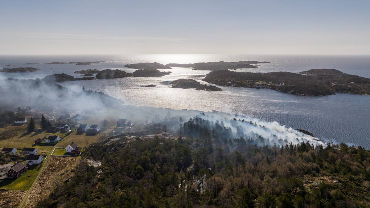 Branner ned einerkratt for å restaurere øy