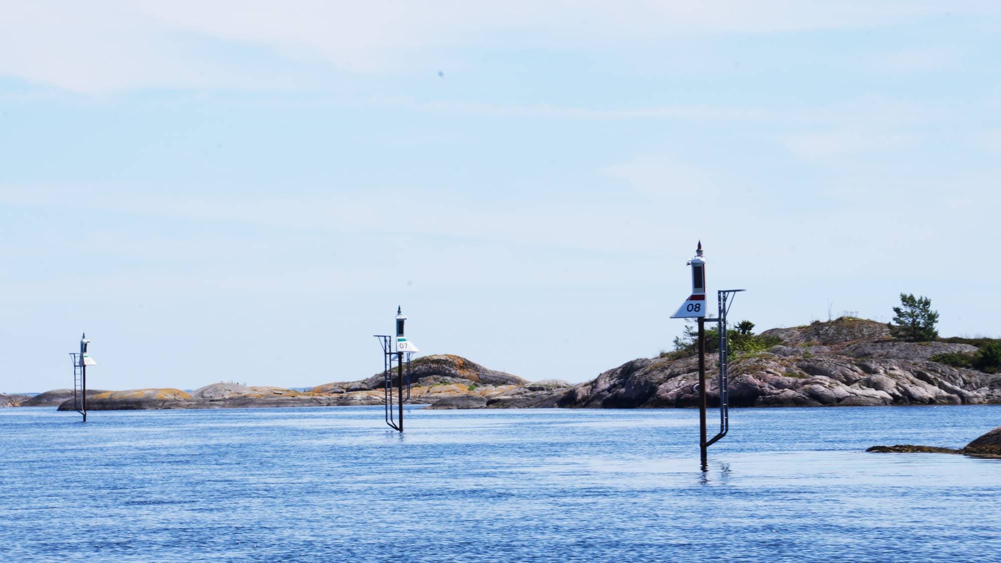 I Smørsund i Grimstad er leia godt merket.