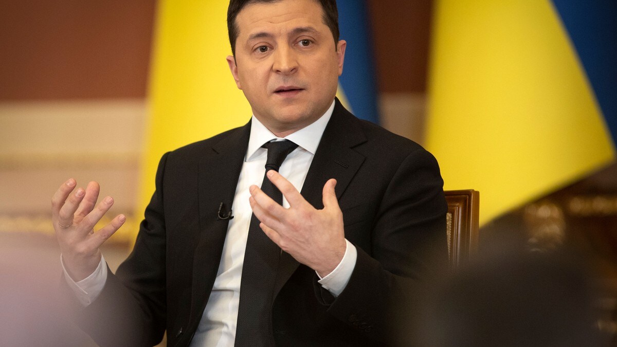Ukrainas president: – Vi trenger ikke denne panikken