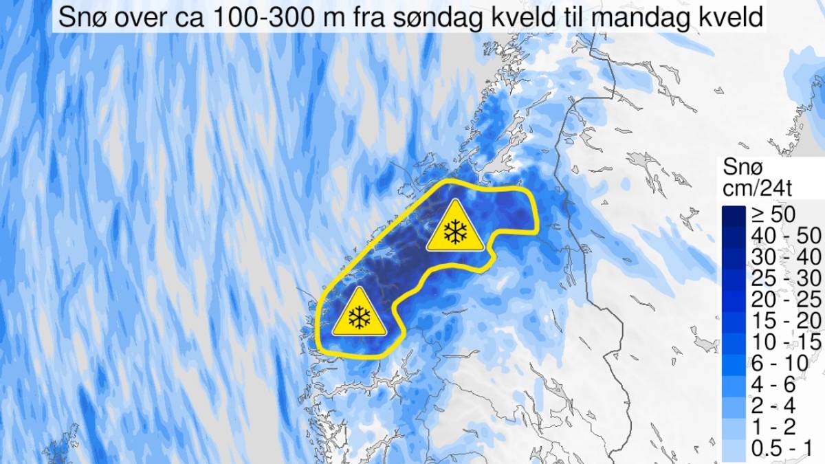 Snø Rellingen Gult farevarsel om snø – NRK Trøndelag – Lokale nyheter, TV og radio