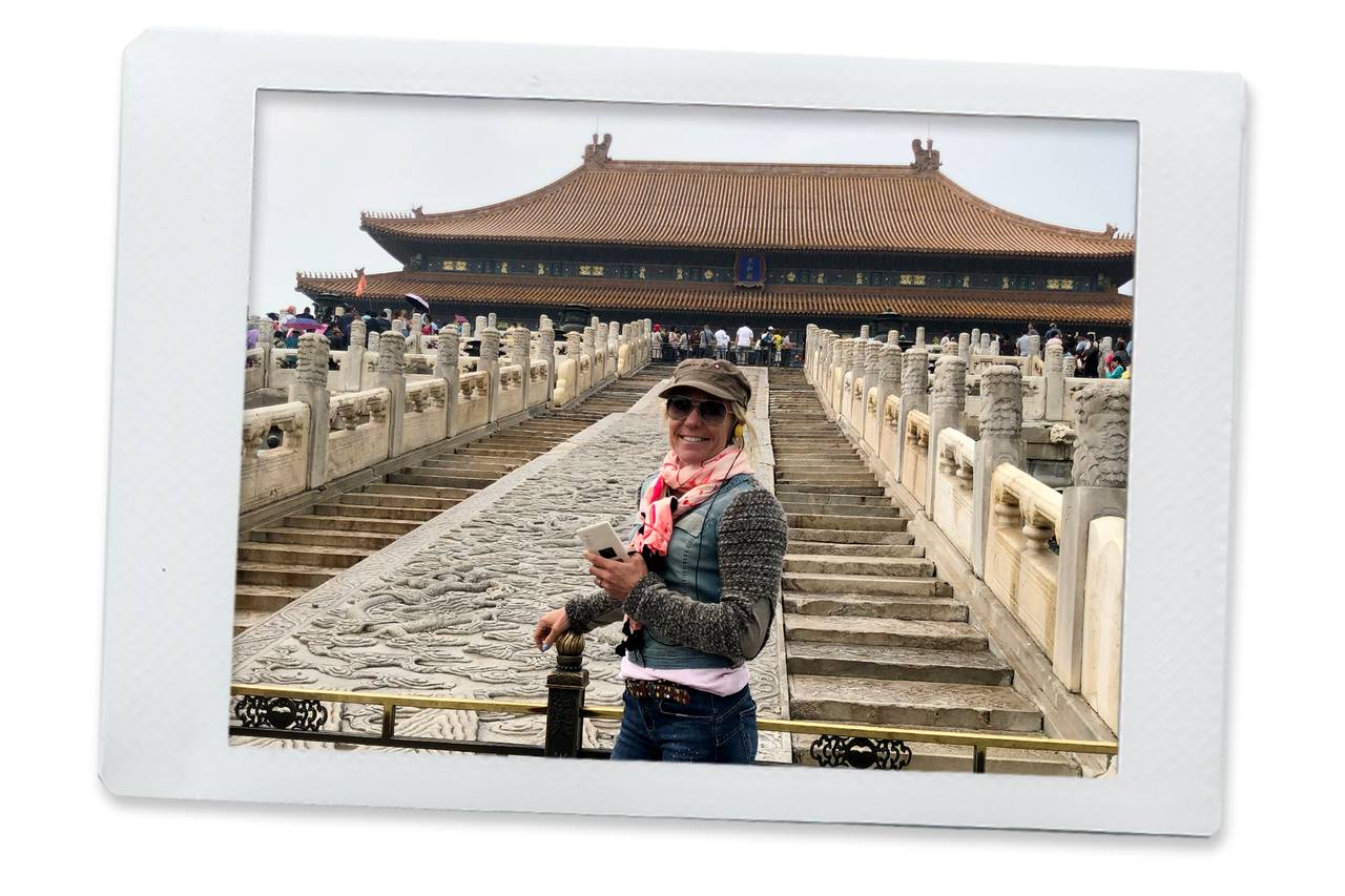 Anita Moen i Kina