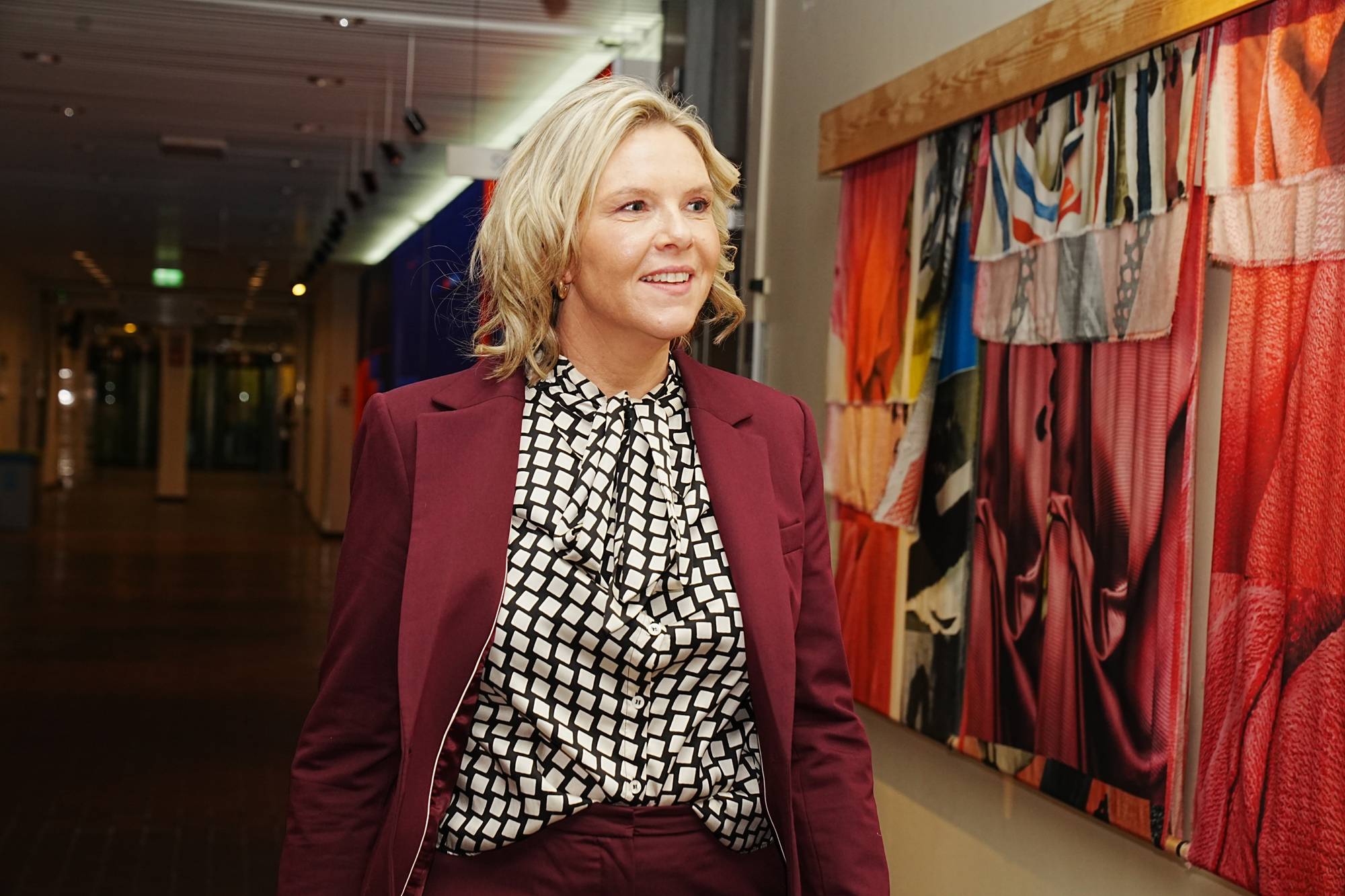 Sylvi Listhaug på vei