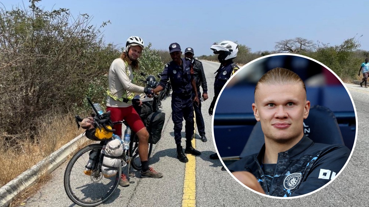 Atle (33) fekk «Haaland-hjelp» på brutal sykkeltur i Afrika: – Farlegaste eg har gjort