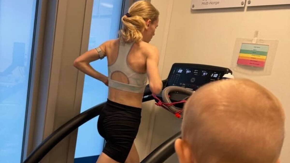 Her ser Tina (8 md.) mamma sprenge grenser – Johaug måper av resultatet