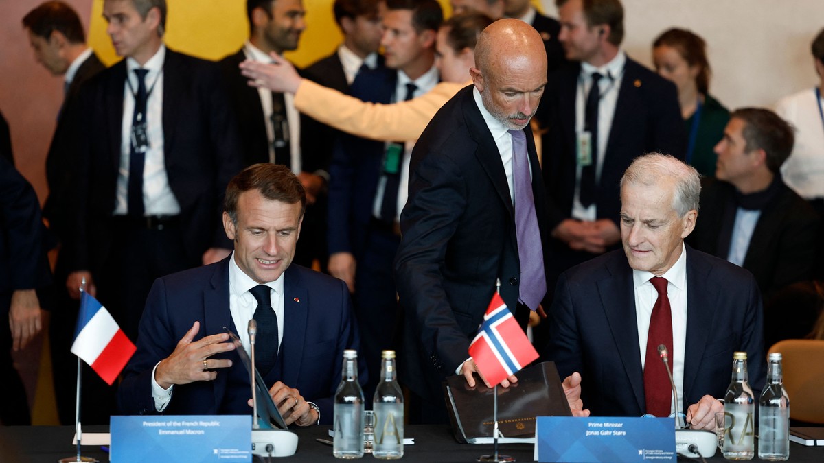 Macron på offisielt besøk i Norge: Første på 41 år