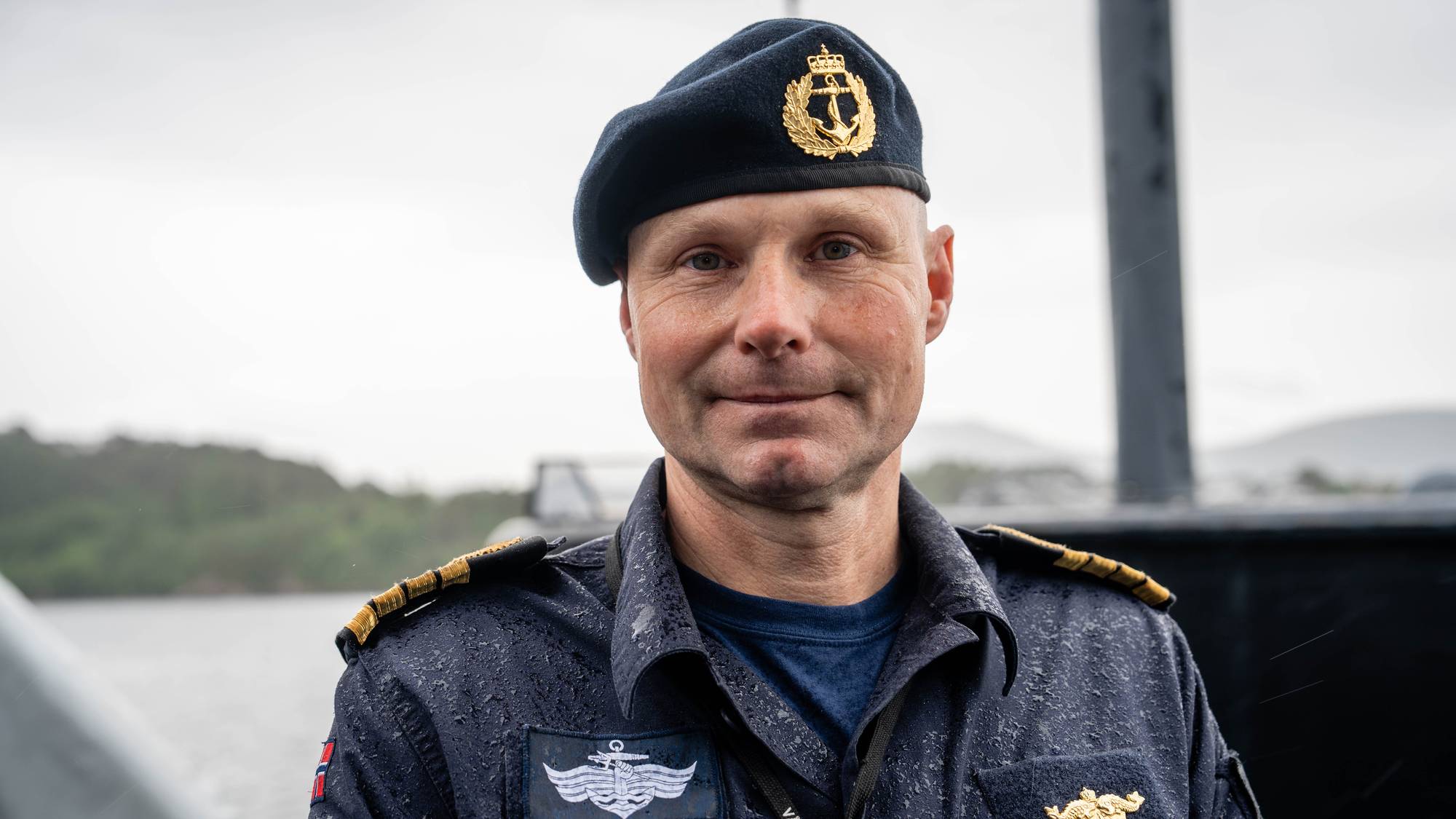 Øvelse Sjøforsvaret med allierte land, Jim Robertsen, sjef for ubåtvåpenet. 
