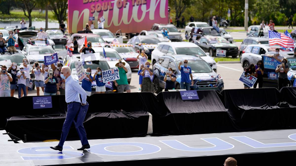 Biden på scenen i Iowa – NRK Urix – Utenriksnyheter og -dokumentarer
