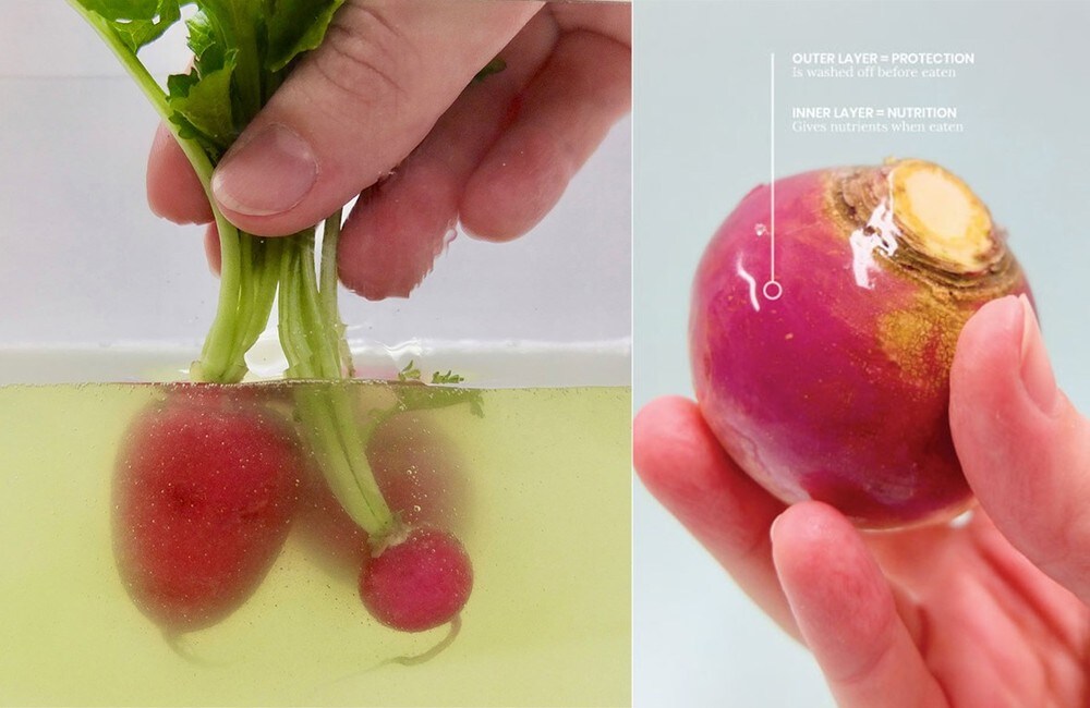 Har utviklet spiselig emballasje som kan erstatte plast
