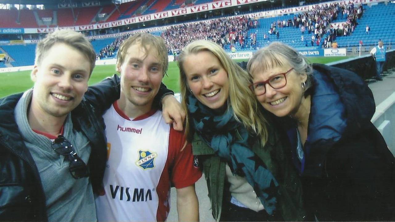 Familien på Lyn-kamp